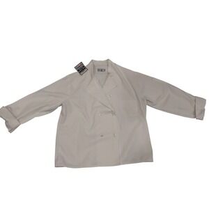 Chef Revival Extra Large Chef's Jacket White Double Breasted Uniform‎